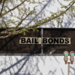 Bail,Bonds,Sign,In,A,Window,Of,A,Bail,Bondsman.